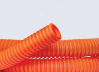 Труба ПНД гибкая легкая без протяжки ф16 оранжевая
